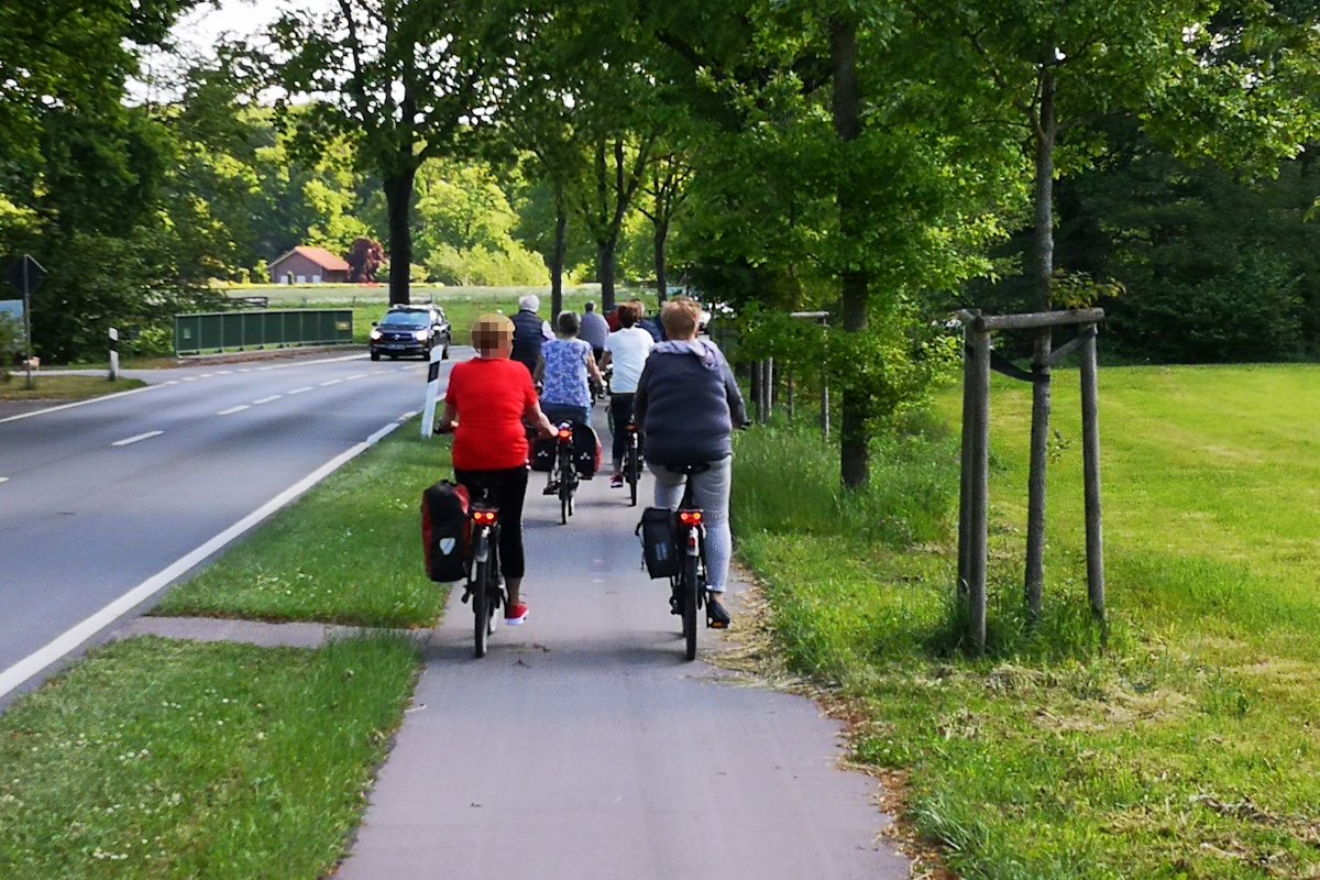 Fahrradweg im Ammerland