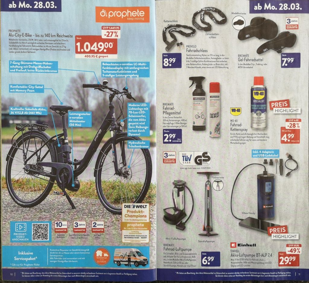 Aldi Fahrrad Angebote und Zubehör Aktuelles