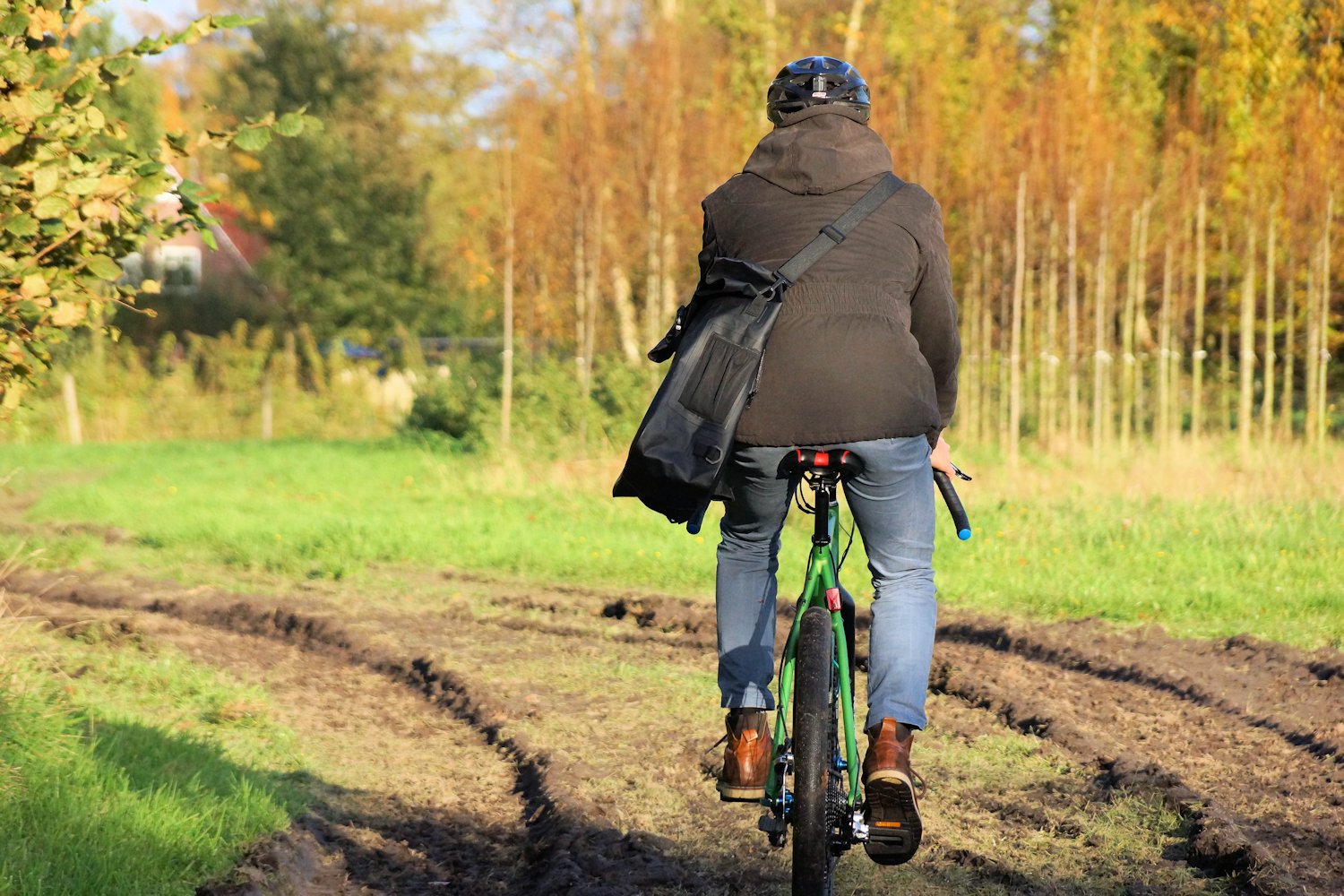 Radfahren im Herbst