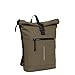 New-Rebels® Mart Waterproof Rolltop Backpack - 19L Rolltop mit Klickverschluss und 15,6" Laptopfach - Gepolsterte Rückenlehne - Geräumige Laptoptasche für jedes Abenteuer - Grün