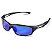 CARFIA UV400 Schutzbrille Goggles Sonnenbrille Polarisierte Sportbrille Radbrille für Outdoor Sport Skilaufen Radfahren