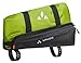 VAUDE Trailguide, Oberrohr-Packtasche für Bikepacking Sporttasche, 30 cm, 5 Liter, Black/Green