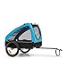 Klarfit 2-in-1 Fahrradanhänger & Hundebuggy, Klappbar, Hundeanhänger Gefedert mit Reflektoren & Leine, für Hunde bis 45kg Klarfit 2-in-1 Fahrradanhänger & Hundebuggy, Klappbar, Hundeanhänger Gefedert mit Reflektoren & Leine, für Hunde bis 45kg