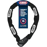 ABUS Unisex CityChain 1060/110 Kettenschloss mit Codekarte Schluesselschloss, Schwarz, 110 cm ABUS Unisex CityChain 1060/110 Kettenschloss mit Codekarte Schluesselschloss, Schwarz, 110 cm