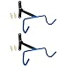 2x WELLGRO Wand Fahrradhalter - Stahl - Tragkraft bis 30 kg - Wandmontage - Fahrrad Ständer - klappbar - Farbe wählbar, Farbe:Blau