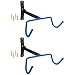 2x WELLGRO Wand Fahrradhalter - Stahl - Tragkraft bis 30 kg - Wandmontage - Fahrrad Ständer - klappbar - Farbe wählbar, Farbe:Blau