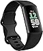 Google Fitbit Charge 6 Activity Tracker mit 6 Monaten Premium-Mitgliedschaft inklusive, 7 Tage Akkulaufzeit und Google-Brieftasche und Google-Maps Obsidian/Schwarz Aluminium