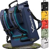 Valkental® 3in1 Fahrradtasche [Bis 25L] - Das Original - Geeignet als Gepäckträgertasche, Rucksack und Umhängetasche - 100% Wasserdicht & Reflektierend - Sichere Befestigung [Abschließbar] Laptopfach