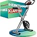 Ultrasport Heimtrainer Fahrrad Klappbar I Hometrainer Fahrrad Klappbar Extra Leise bis 130 KG mit Komfort-Sattel I Fitnessbikes, Indoor Bike, Trimmrad, Schwarz-Silber