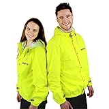 NerveShop Dünne Leichte -Amazon- Regenjacke Herren Jungen Faltbar Ungefüttert Ultraleicht Wasserdicht Atmungsaktiv Regenbekleidung - gelb - M